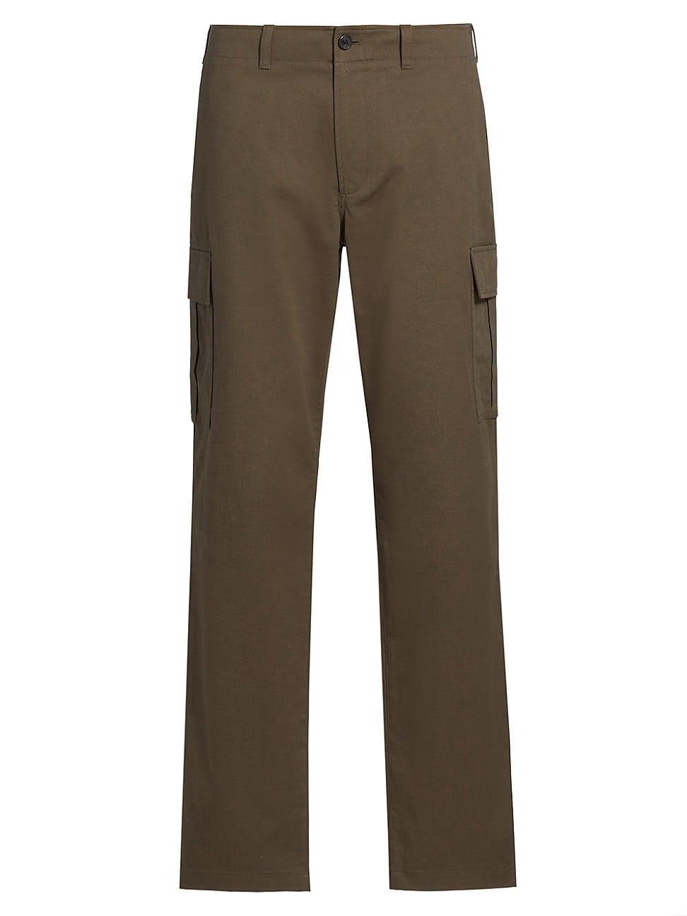 Mens Stretch-Cotton Cargo Trousers Product Image