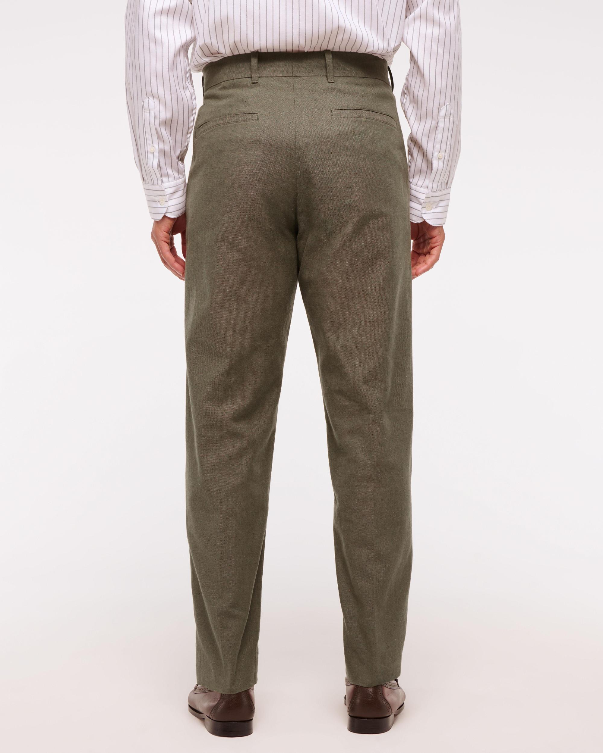 The A&F Collins Linen-Blend Suit Pant Product Image