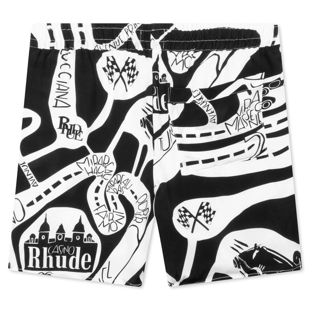 Strada Silk Short - Black/White Male Product Image