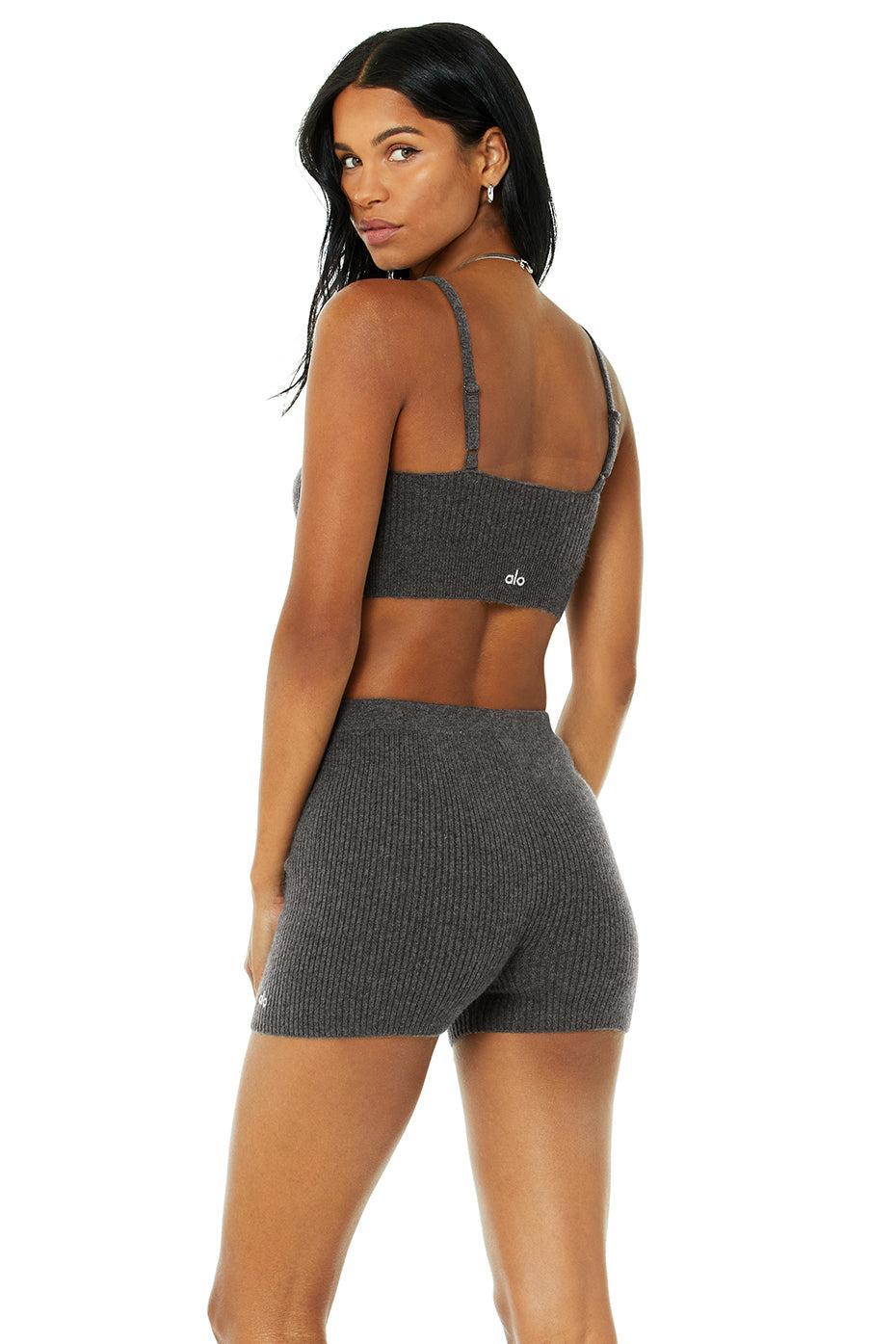 Alo Yoga | Cashmere Ribbed Staycation Bra Product Image