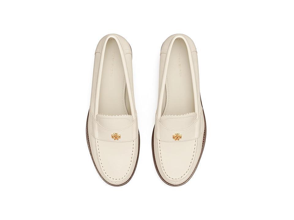 Womens Classic Metallic Leather Loafers Product Image