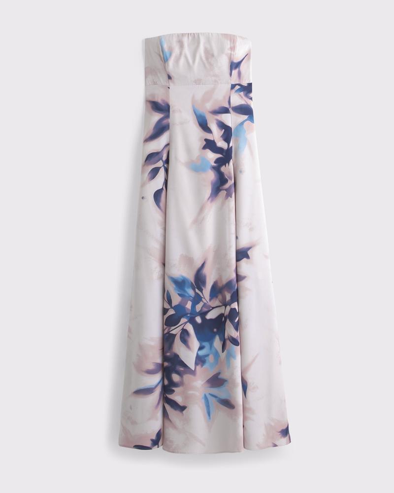 Godet Clasp-Back Midi Dress Product Image