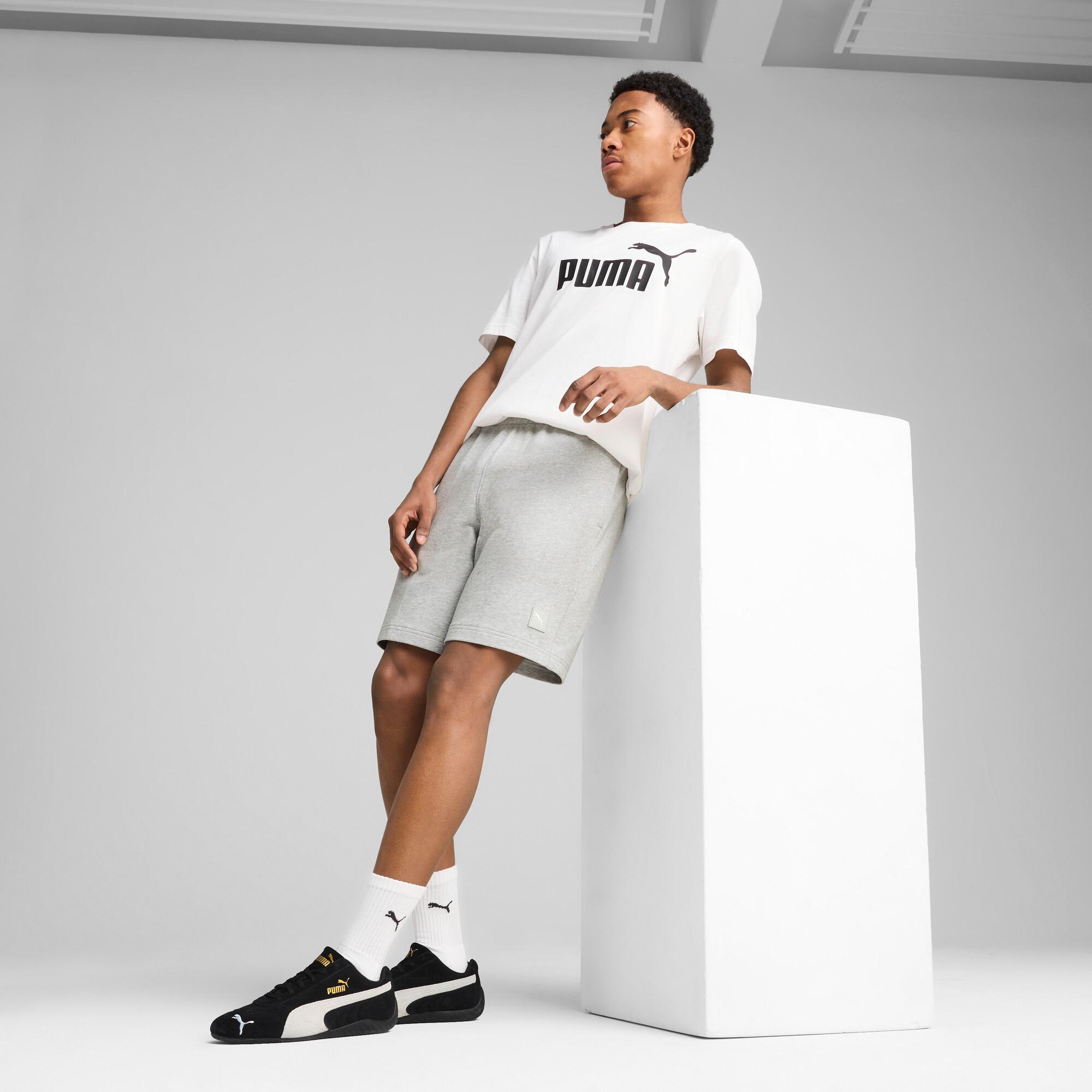 PUMA Essentials Elevated Men's 9" Shorts in Grey Product Image
