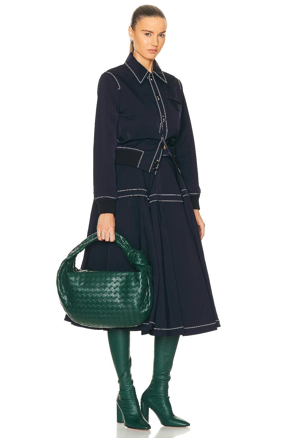 Bottega Veneta Small Jodie Bag in Dark Green Product Image