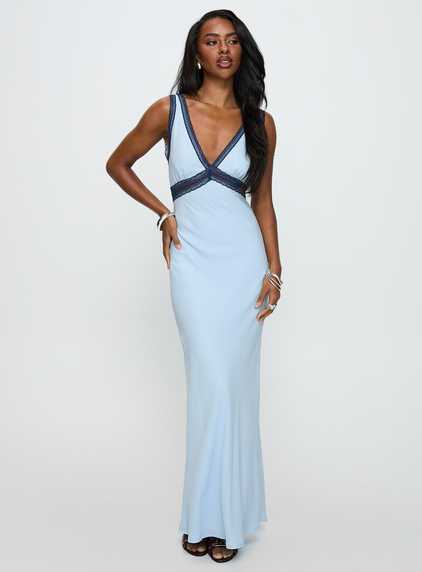 Maelene Maxi Dress Blue Product Image