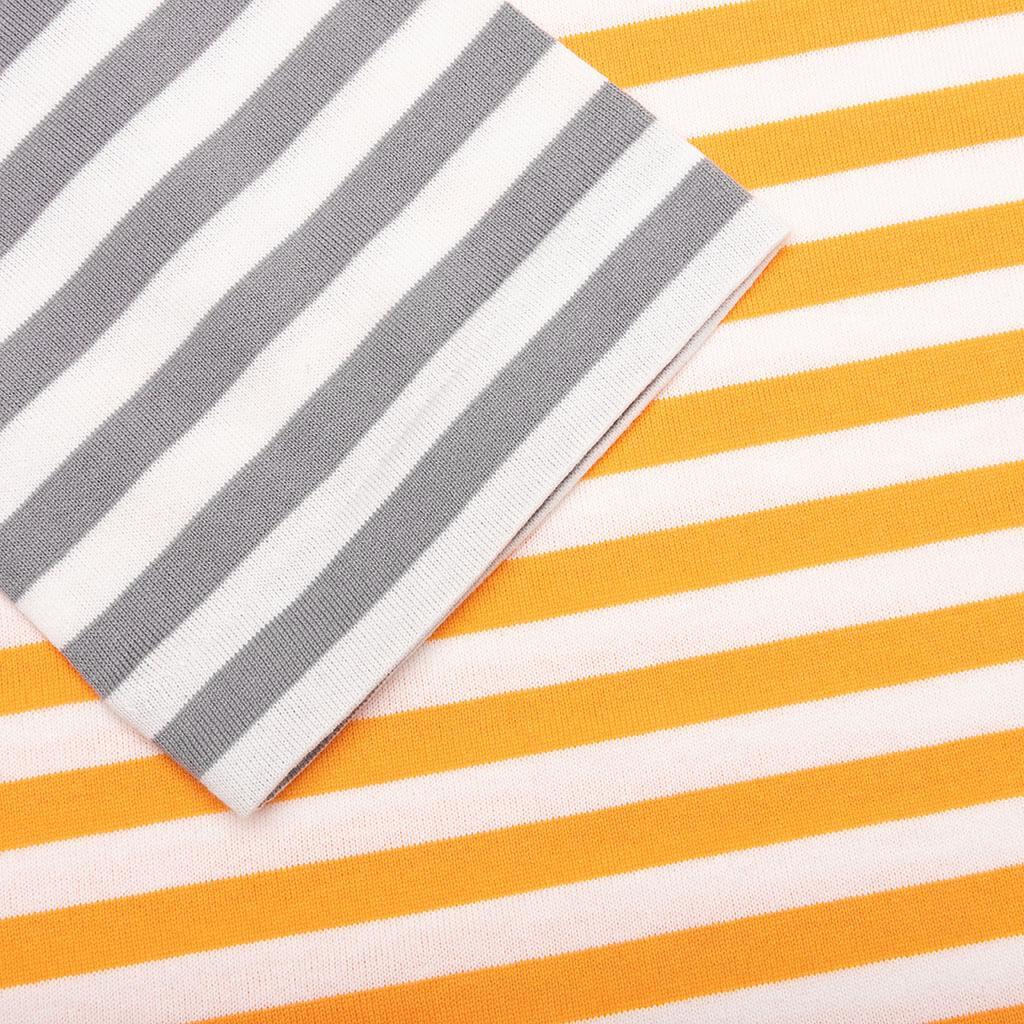 Women's Bi-Color Stripe T-Shirt - Yellow/Grey Female Product Image