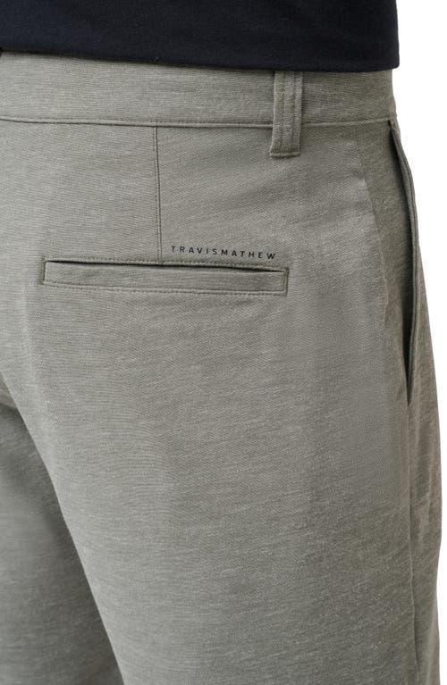 TravisMathew Men's Adirondack Stretch Shorts in Heather Olive at Nordstrom, Size 30 Product Image