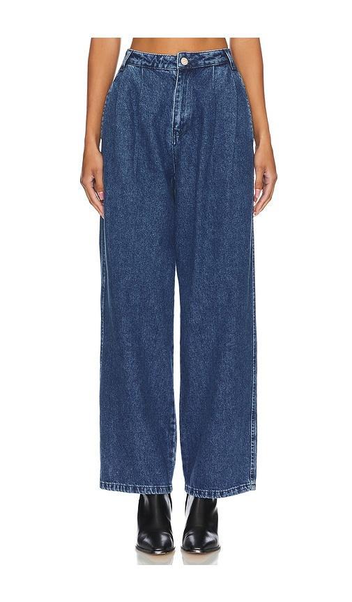 Vintage Wash Sailor Wide Leg Damson Madder Product Image