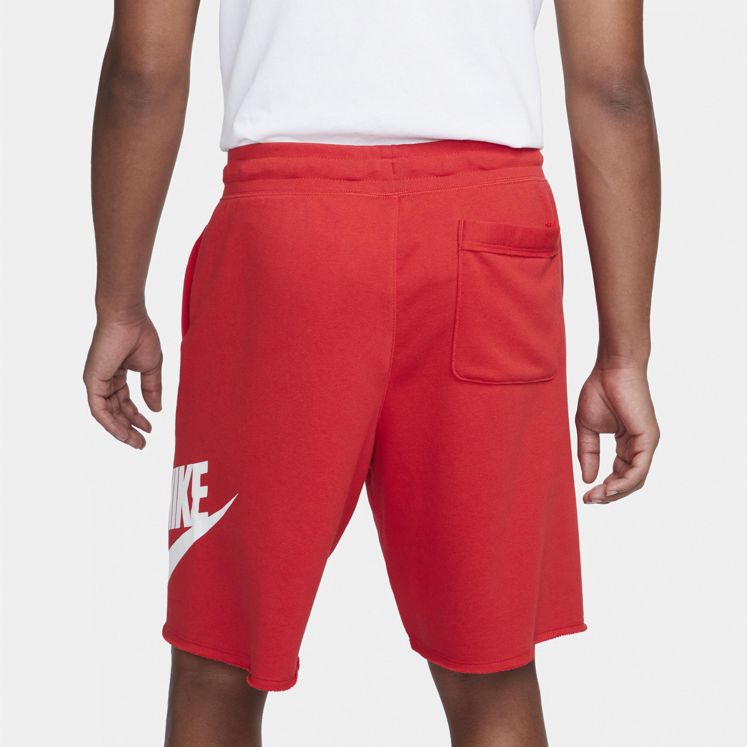 Nike Mens Nike Club Alumni Shorts - Mens Red/White Product Image
