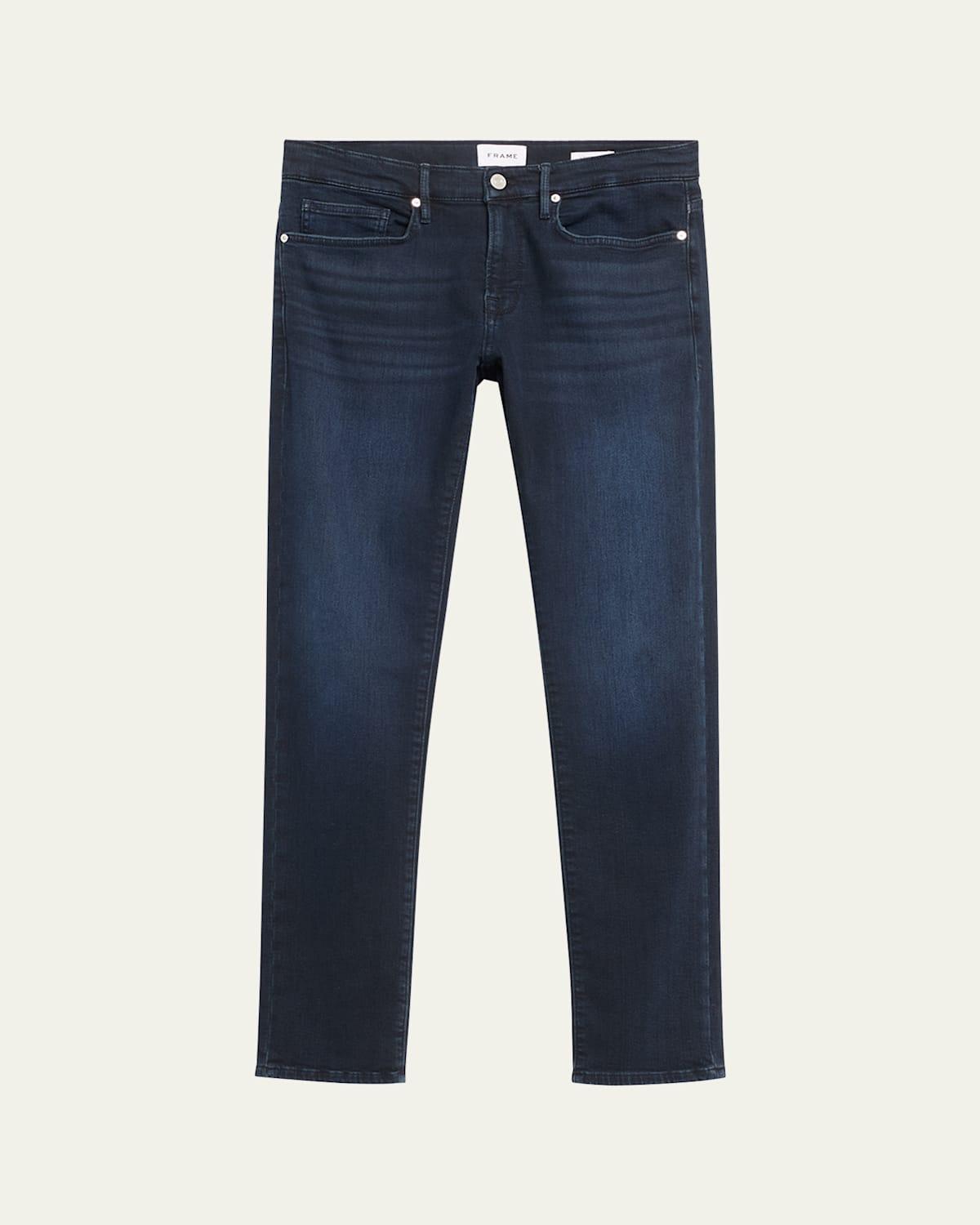 Mens LHomme Super Stretch Slim-Fit Denim Jeans Product Image