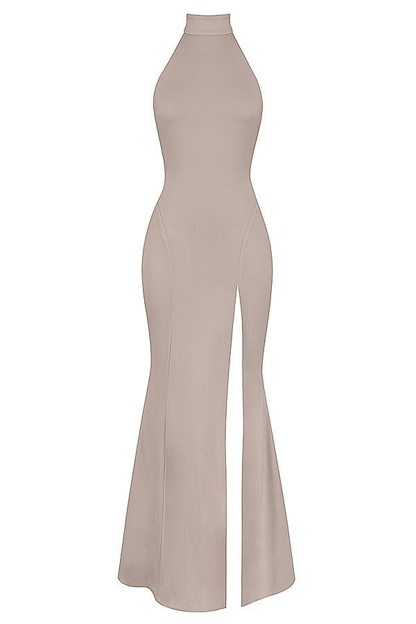 Juliette Mushroom Halter Gown Product Image