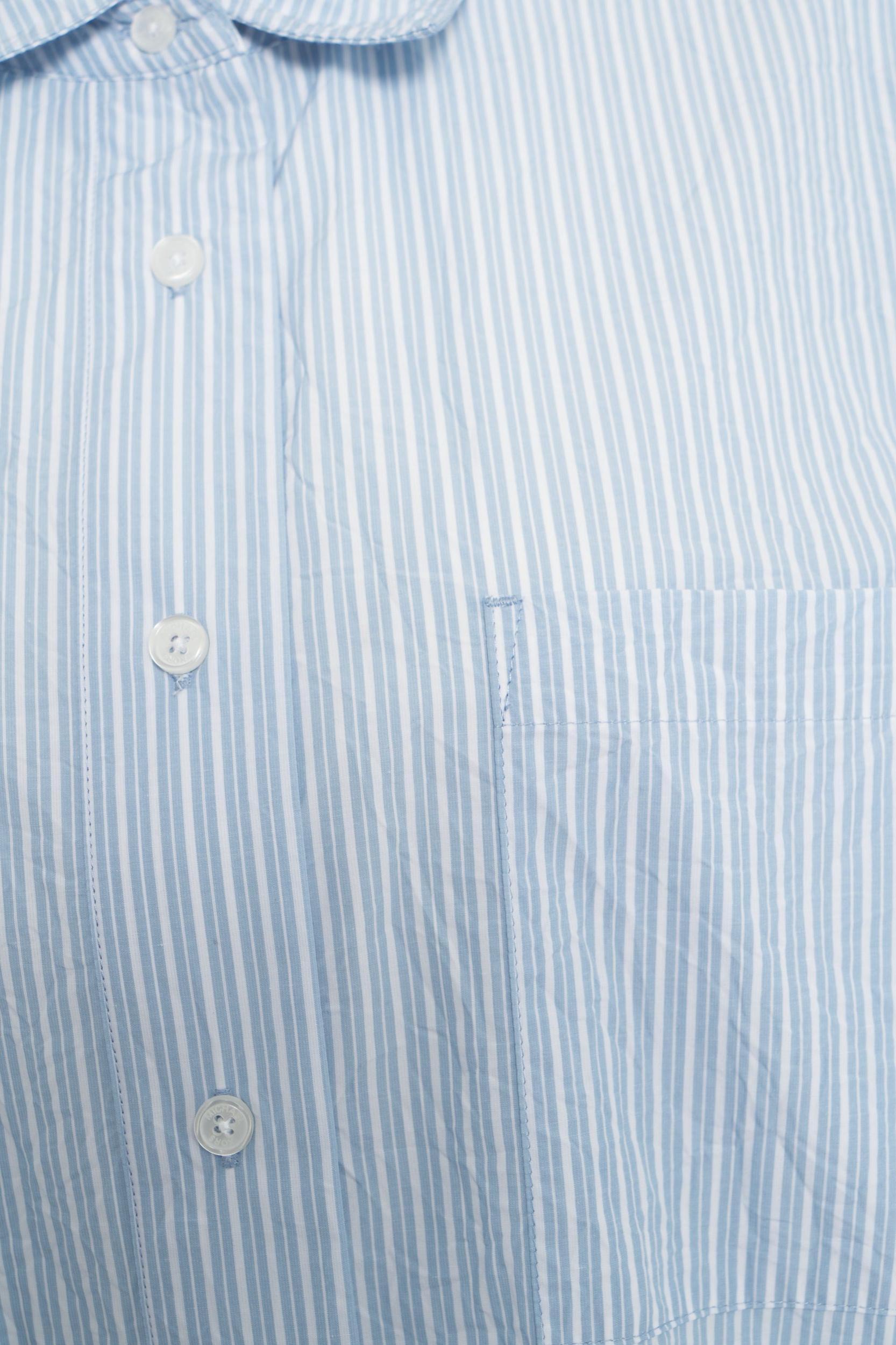 Striped shirt dress Product Image