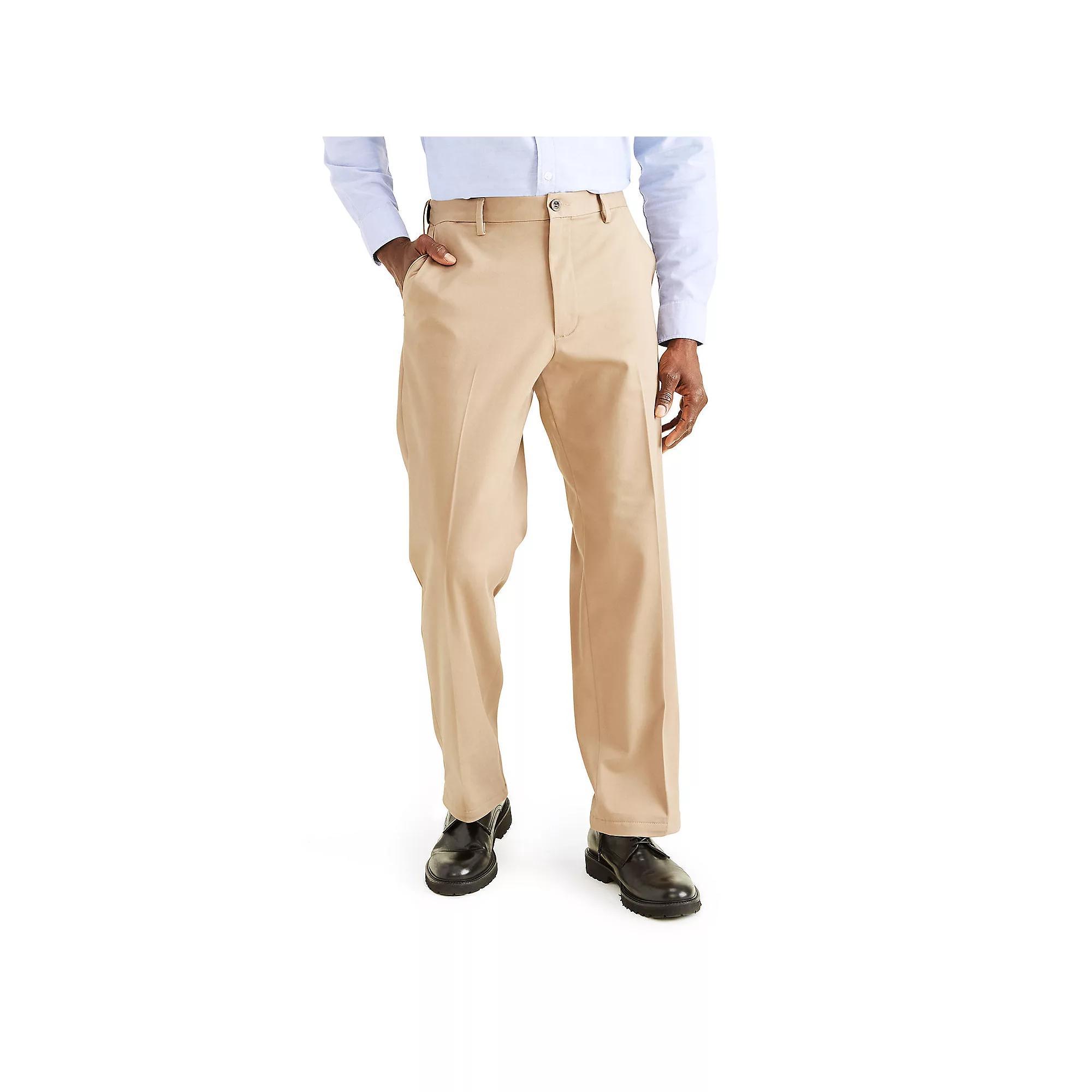 Men's Dockers® Stretch Easy Khaki Classic-Fit Flat-Front Pants, Size: 36X34, Brown Product Image