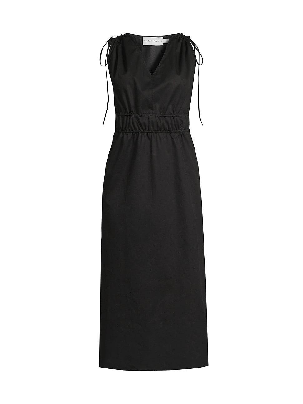 Womens Eliora Drawstring Sleeveless Midi-Dress Product Image