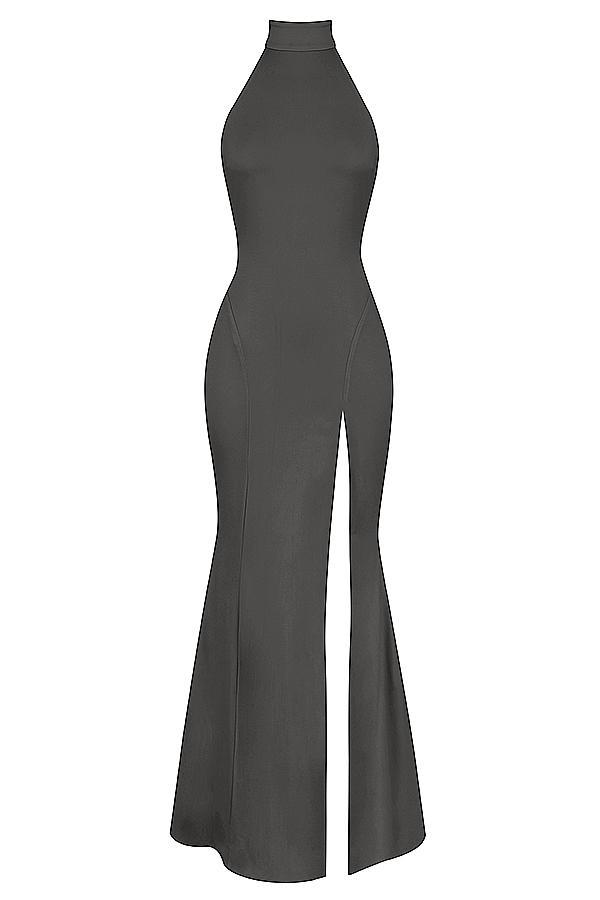 Fleur  shadow satin strapless gown Product Image