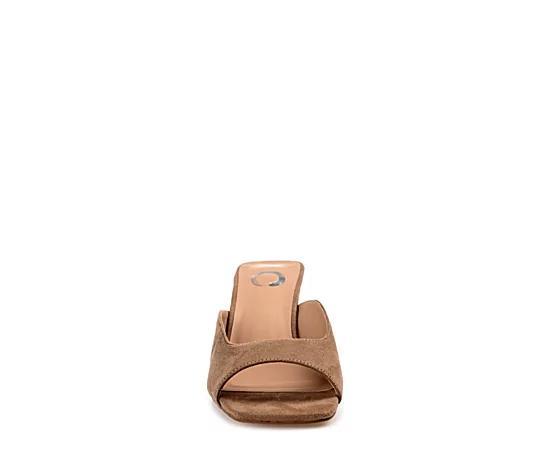 Journee Larna Womens Kitten Sandals Green Product Image