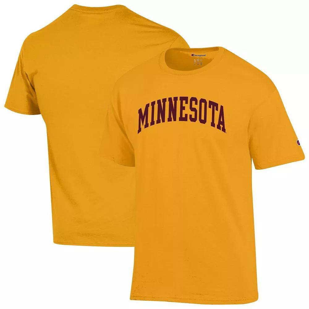 Mens Champion Minnesota en Gophers Basic Arch T-Shirt Product Image