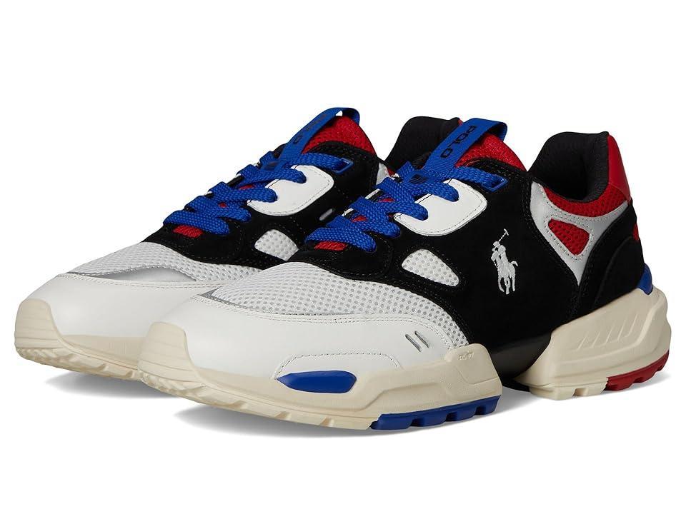 Polo Ralph Lauren Mens Polo Leather Toe Jogger Sneakers Product Image