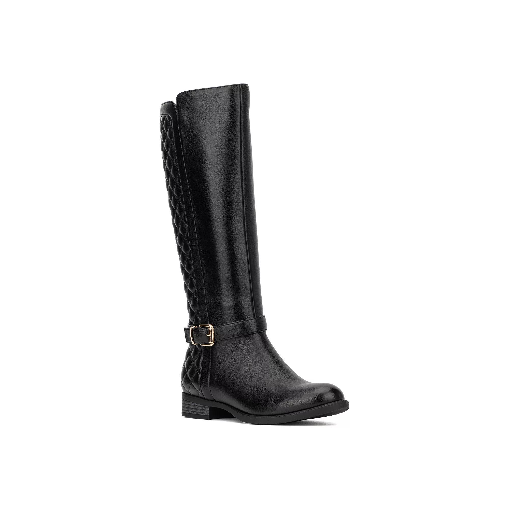 New York & Company Enola Women's Knee-High Boots, Size: 8.5, Black Product Image