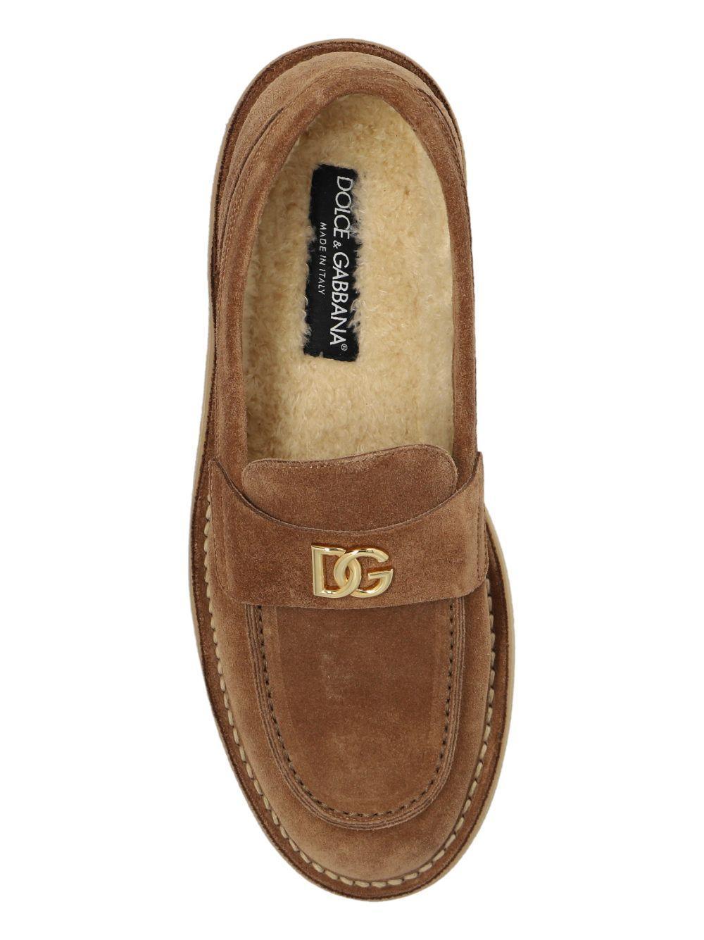 logo-lettering loafers Product Image