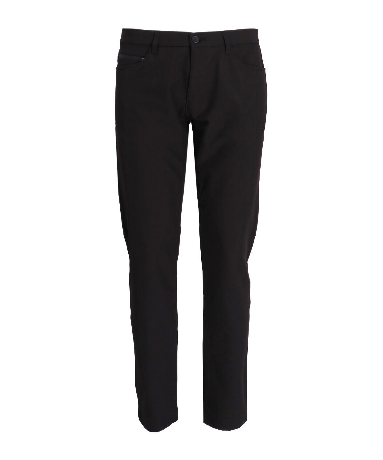 HUGO BOSS Slim-fit Trousers In Performance-stretch Jersey In Black Product Image