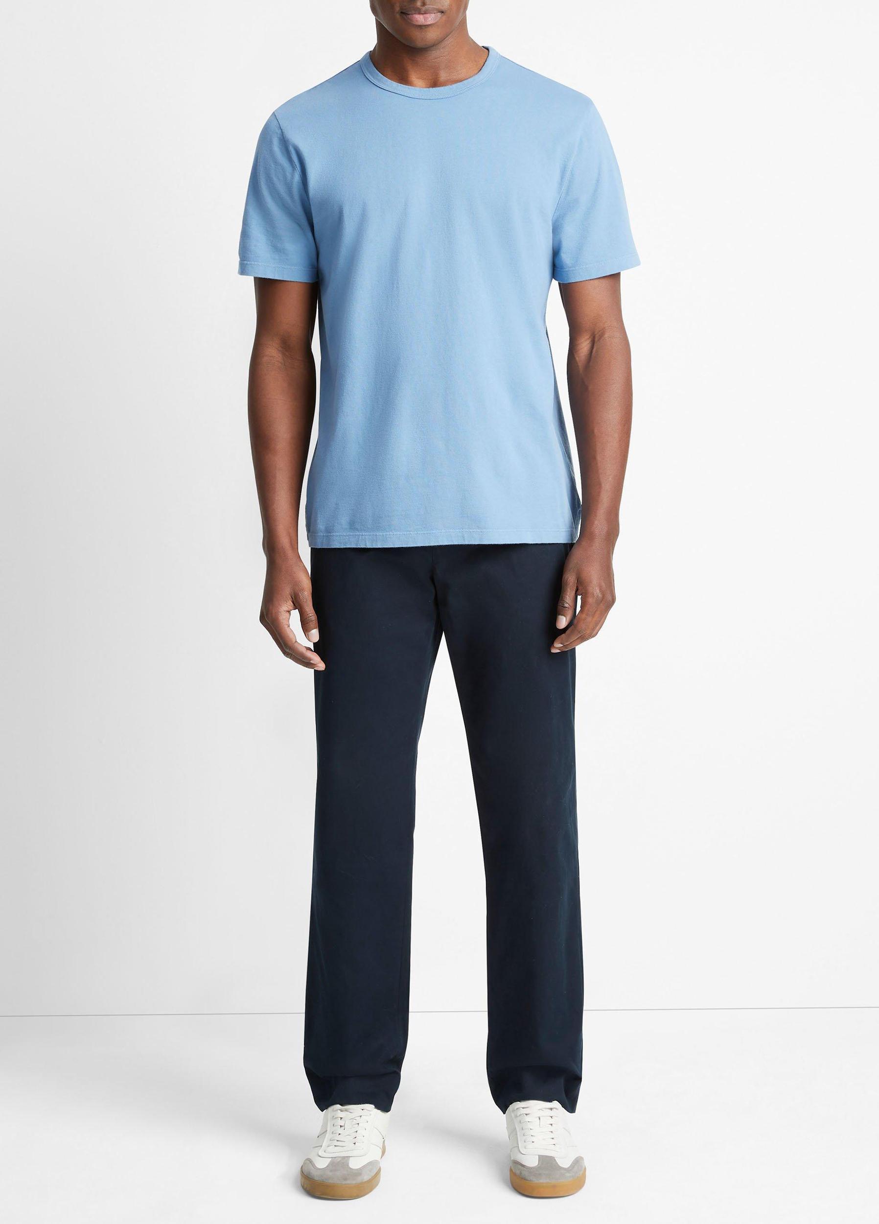 Mens Garment Dye Cotton T-Shirt Vince Product Image