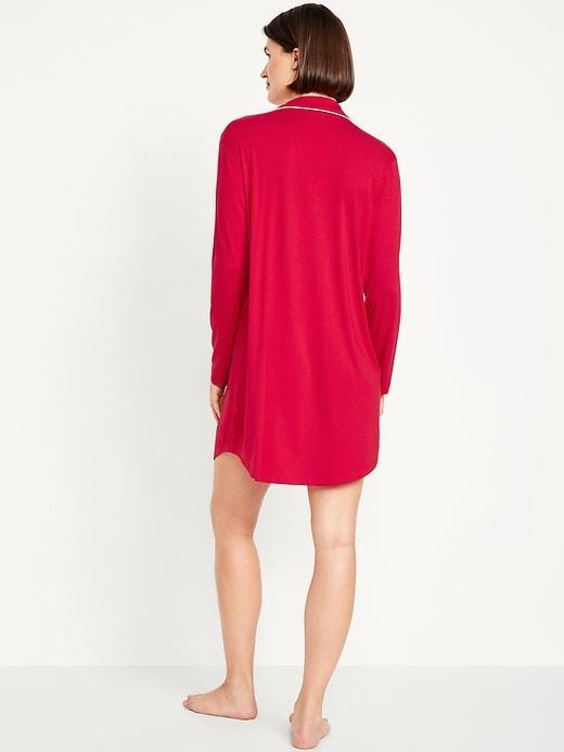 Knit Jersey Sleep Shirt Product Image