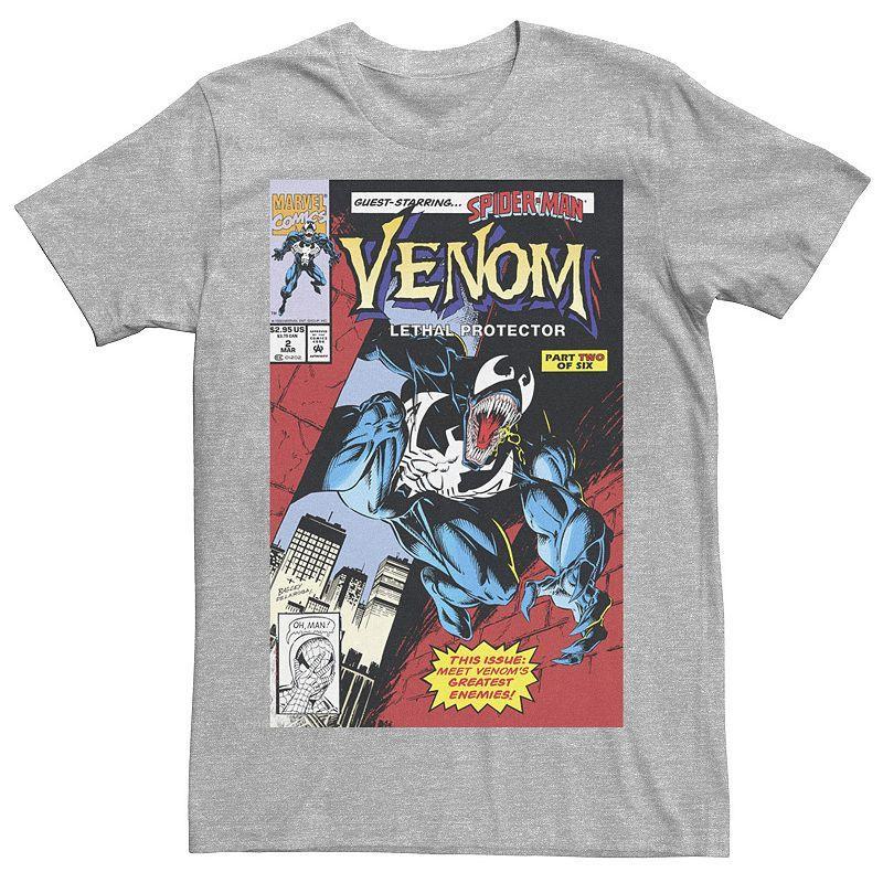 Men's Marvel Venom Lethal Protector Retro Comic Tee, Size: Medium, White Product Image