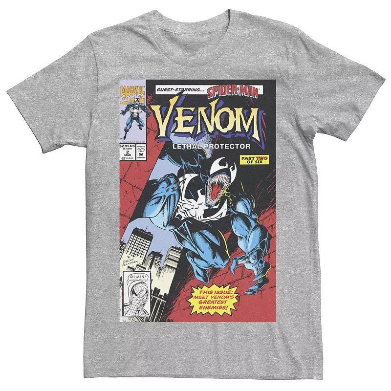 Men's Marvel Venom Lethal Protector Retro Comic Tee, Size: Medium, White Product Image