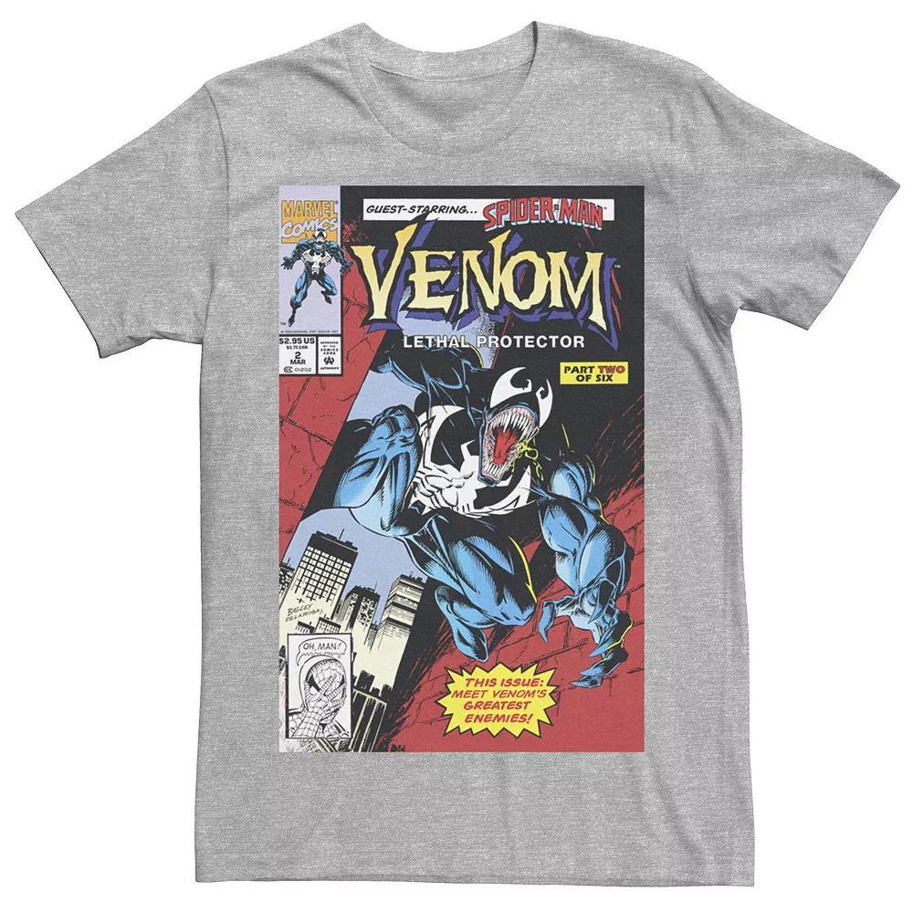 Men's Marvel Venom Lethal Protector Retro Comic Tee, Size: Medium, White Product Image