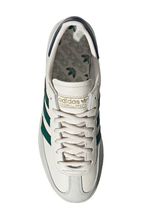 adidas Gender Inclusive Handball Spezial Sneaker in White/Green/Indigo at Nordstrom, Size 10 Women's Product Image