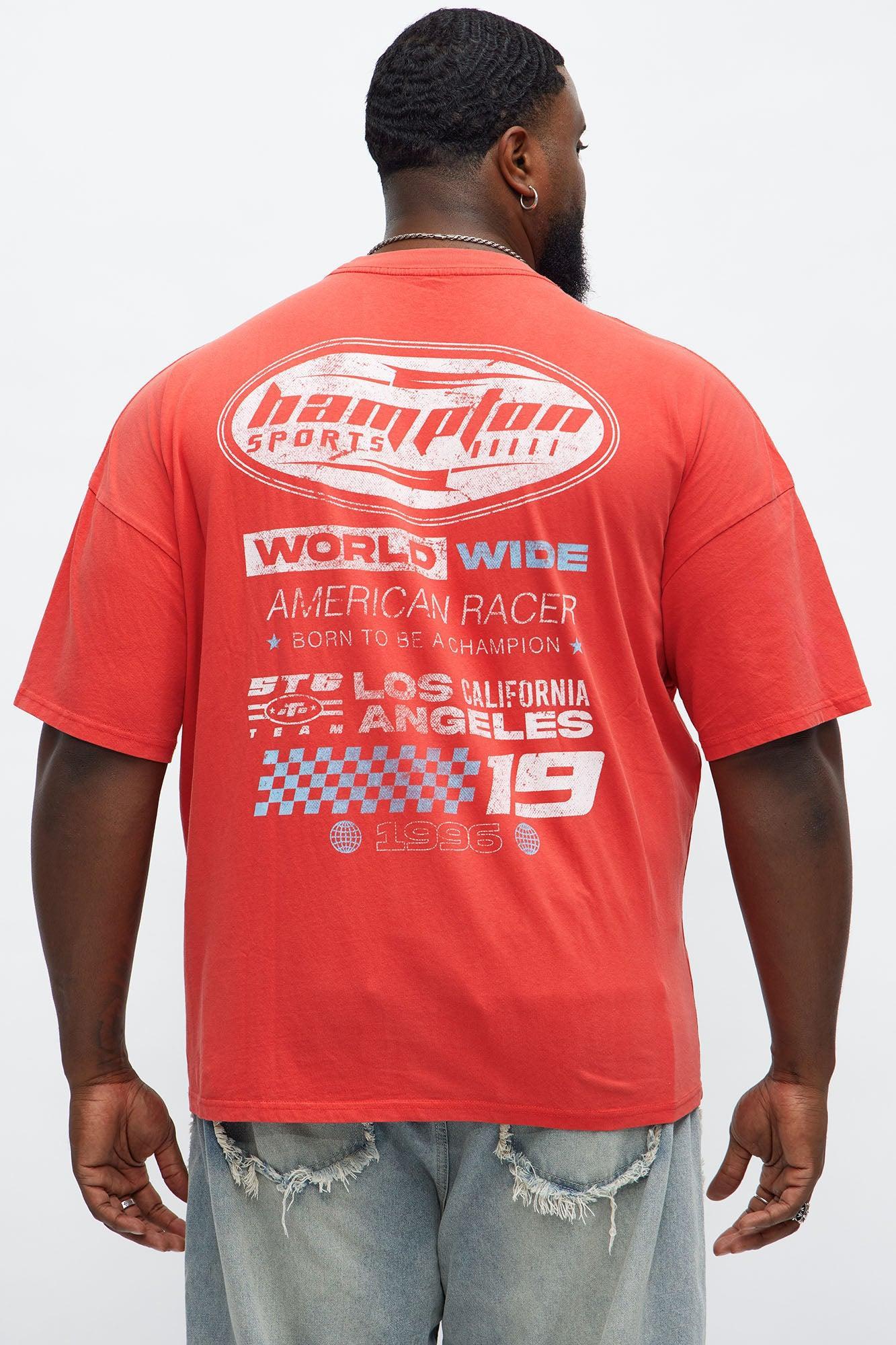 Hampton Sports Oversized Short Sleeve Tee - Red Product Image