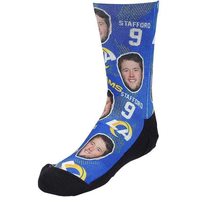 Youth Rock Em Socks Matthew Stafford Los Angeles Rams Football Guy Crew Socks, Boy's, Team Product Image