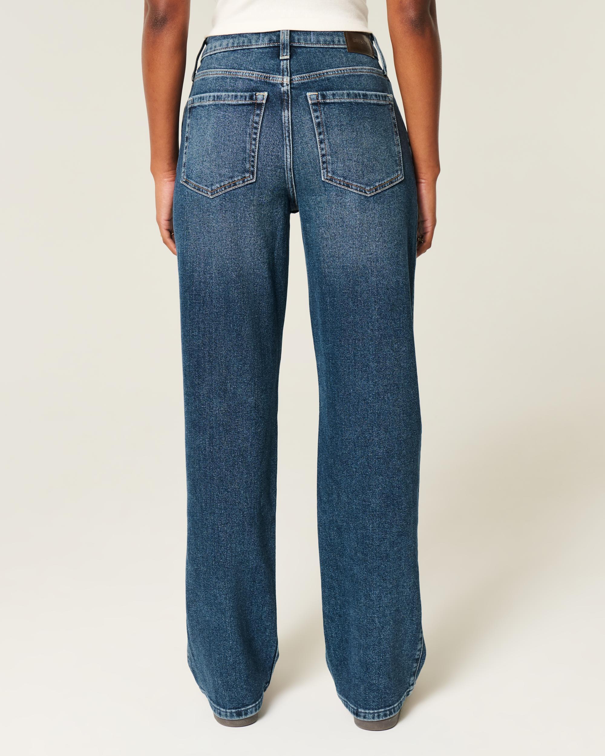 High-Rise Distressed Dad Jeans Product Image
