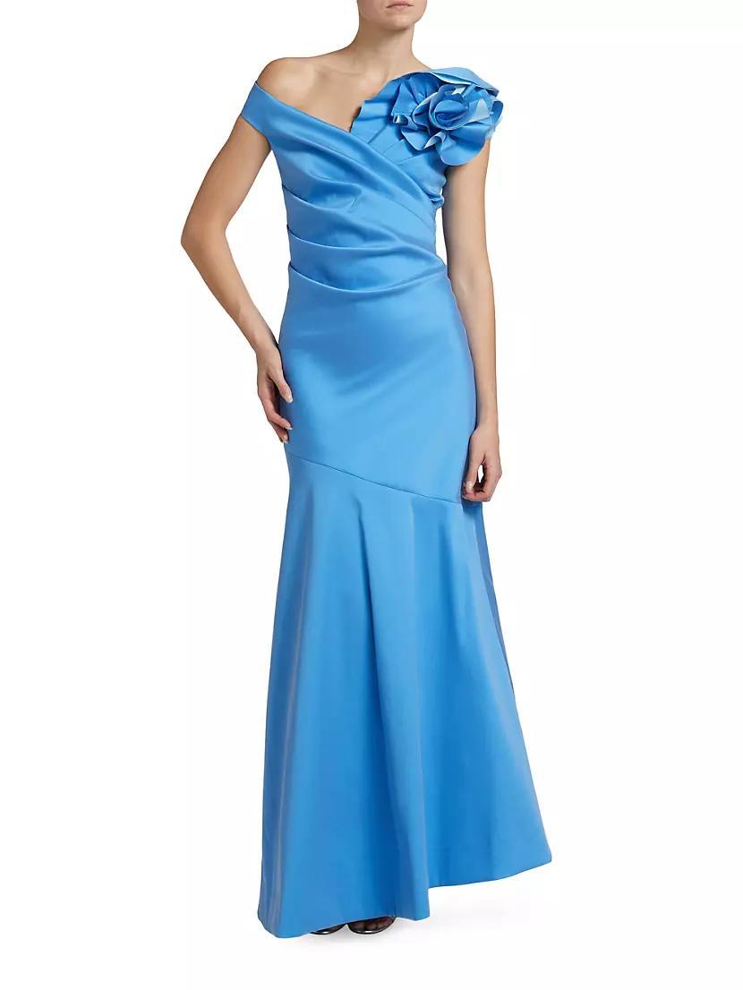 Off-The-Shoulder 3D Flower Gown Product Image