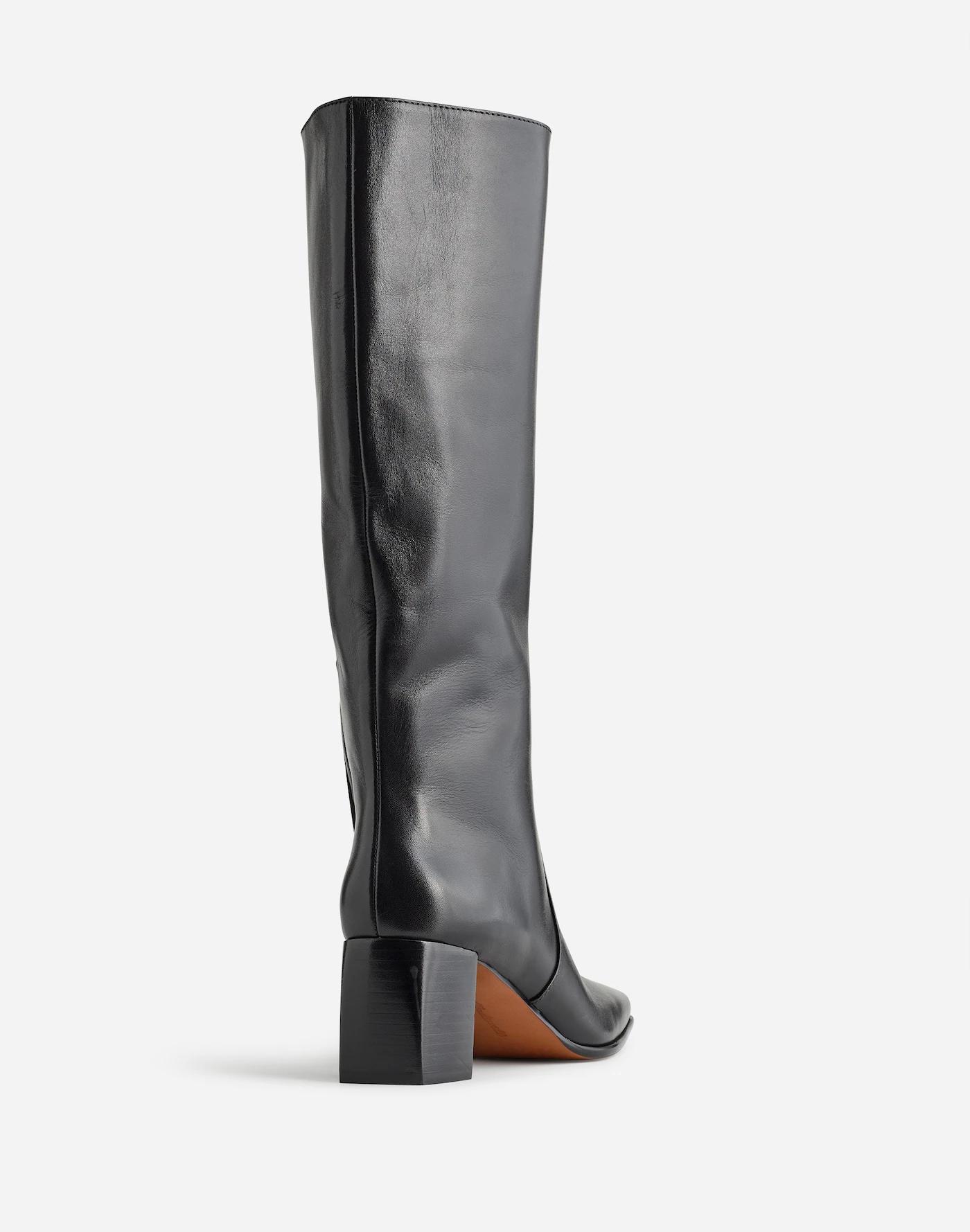 The Zane Knee-High Boot in Leather Product Image