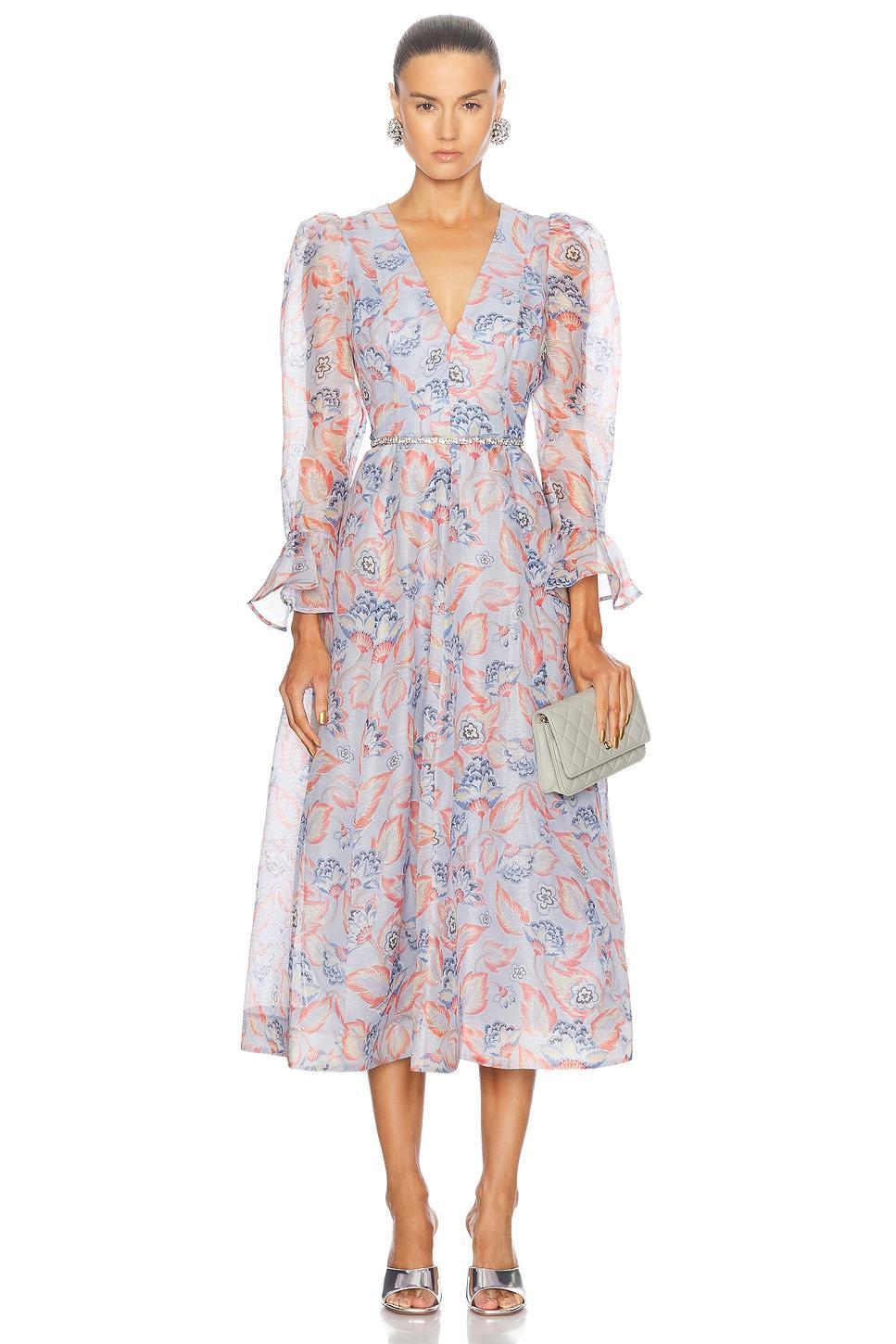 Eden Long Sleeve Midi Dress Product Image