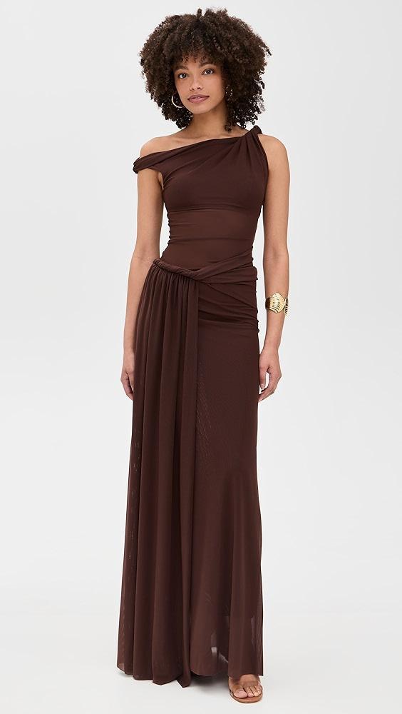 MISHA The Sisal Mesh Maxi Dress | Shopbop Product Image