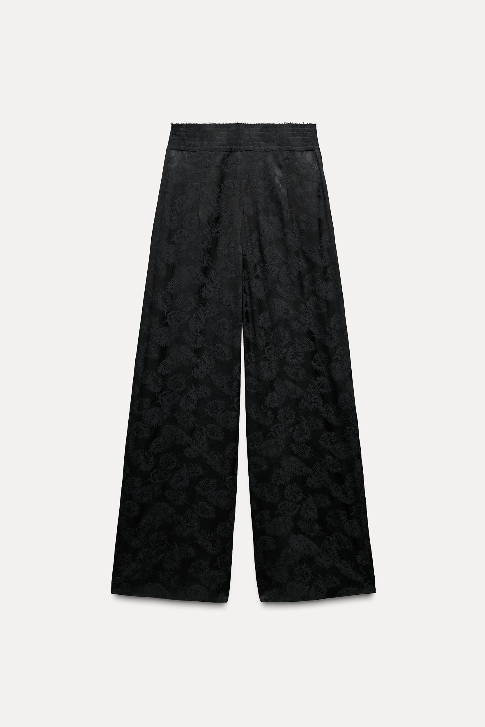JACQUARD PANTS ZW COLLECTION Product Image