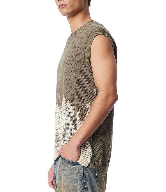 Cross Eyed Moose Sleeveless Court Sweater Tank Product Image