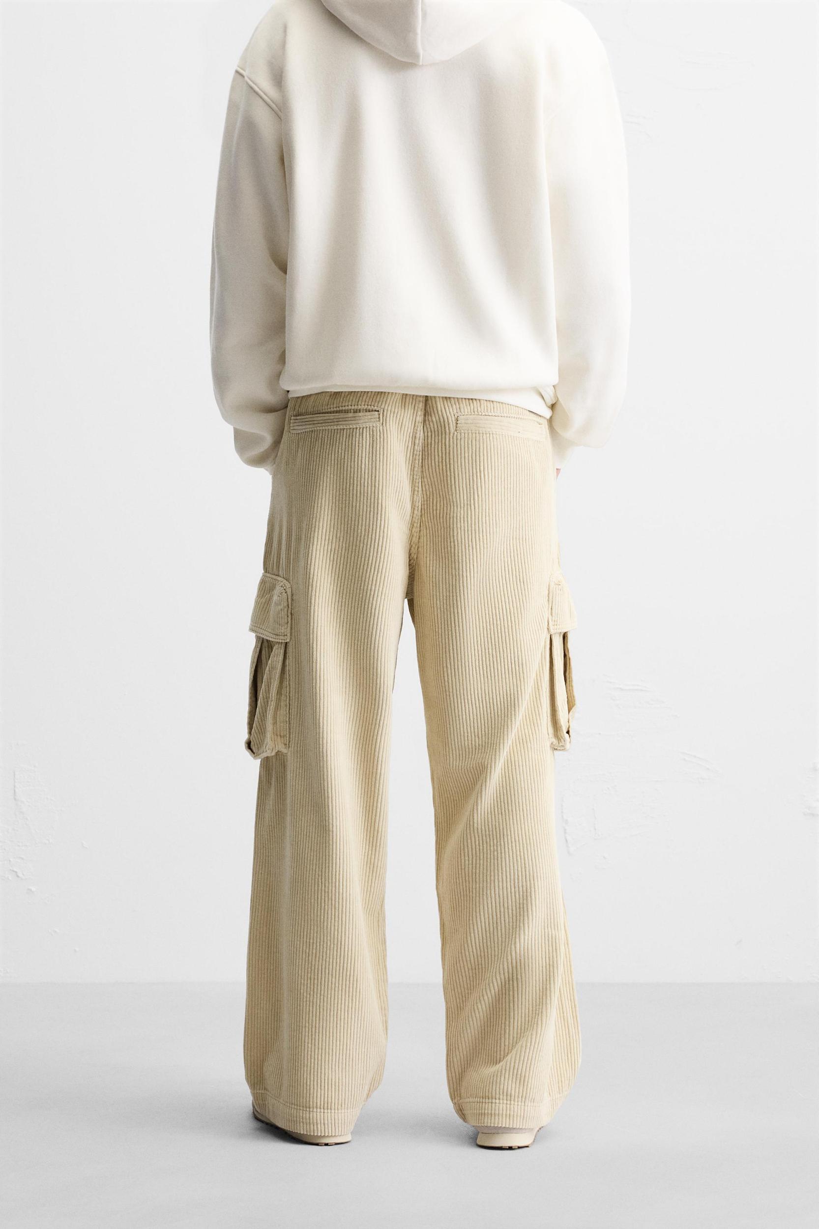 CORDUROY CARGO PANTS Product Image