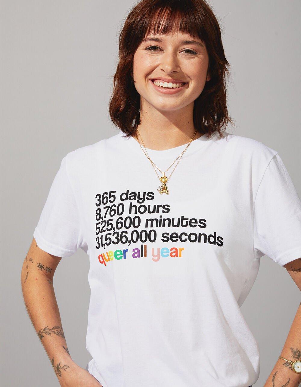 THE PHLUID PROJECT All Year Pride Tee - WHITE Product Image