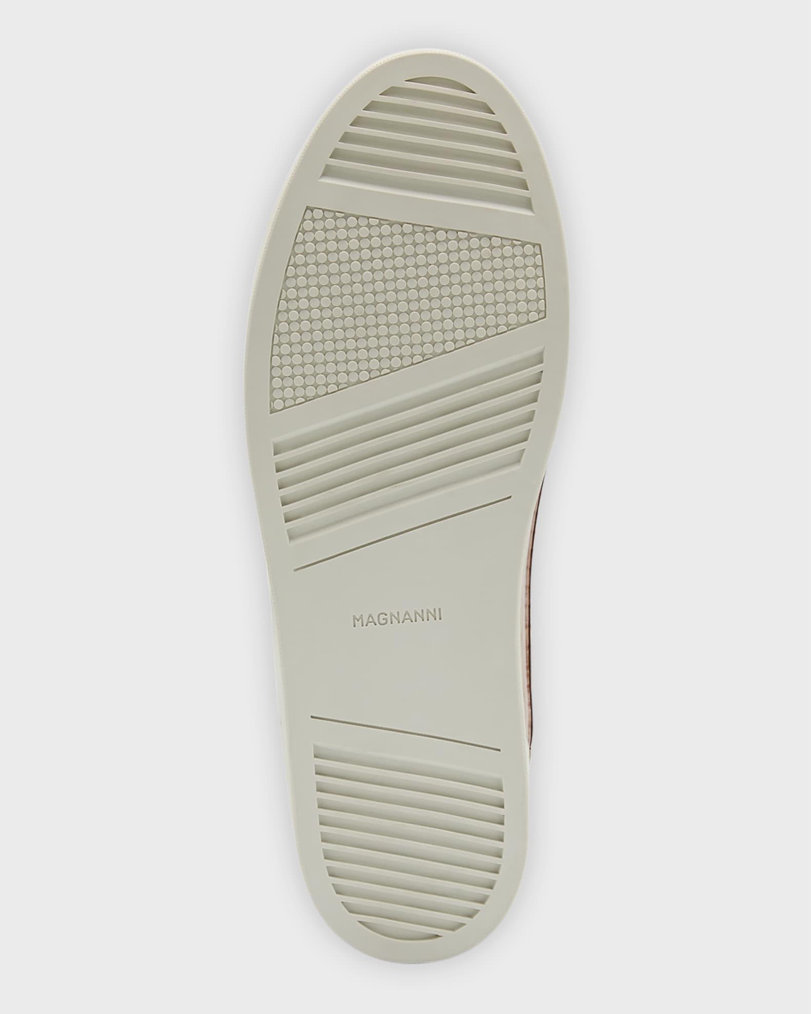 Men's Amadeo Bicolor Leather Low-Top Sneakers Product Image