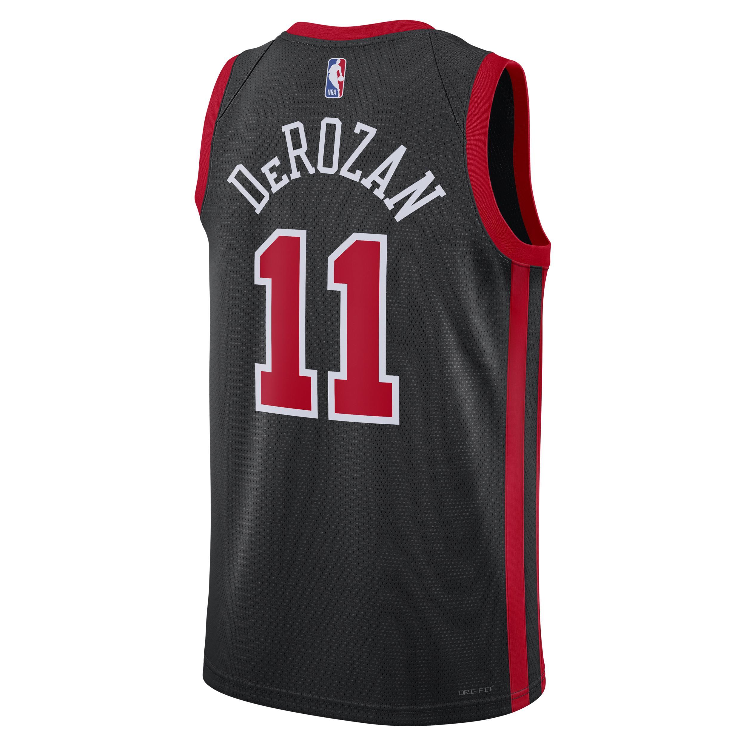 Mens and Womens Nike DeMar DeRozan Black Chicago Bulls 2023/24 Swingman Jersey - City Edition - Black Product Image