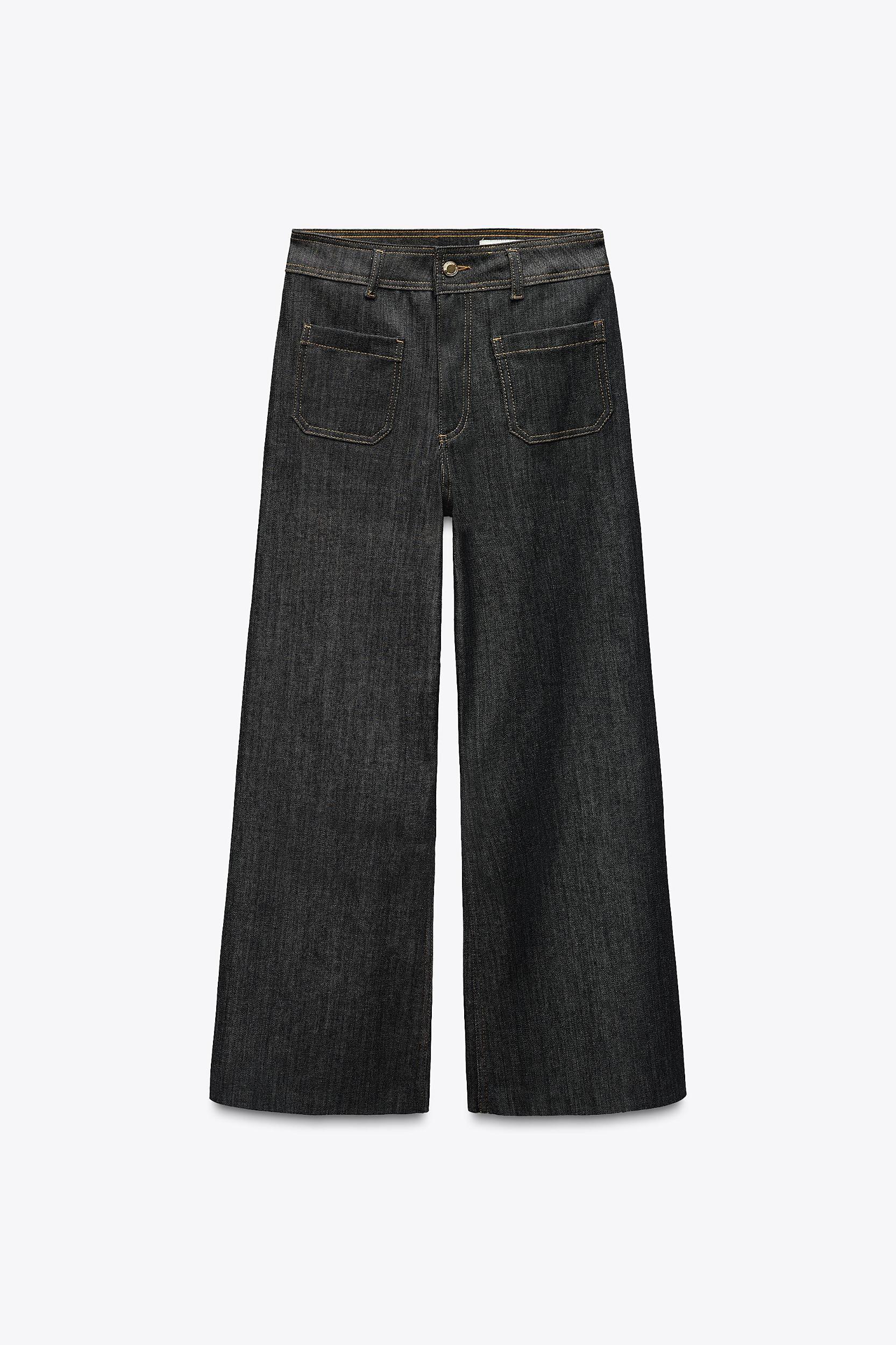 ZW COLLECTION HIGH WAIST WIDE LEG JEANS Product Image