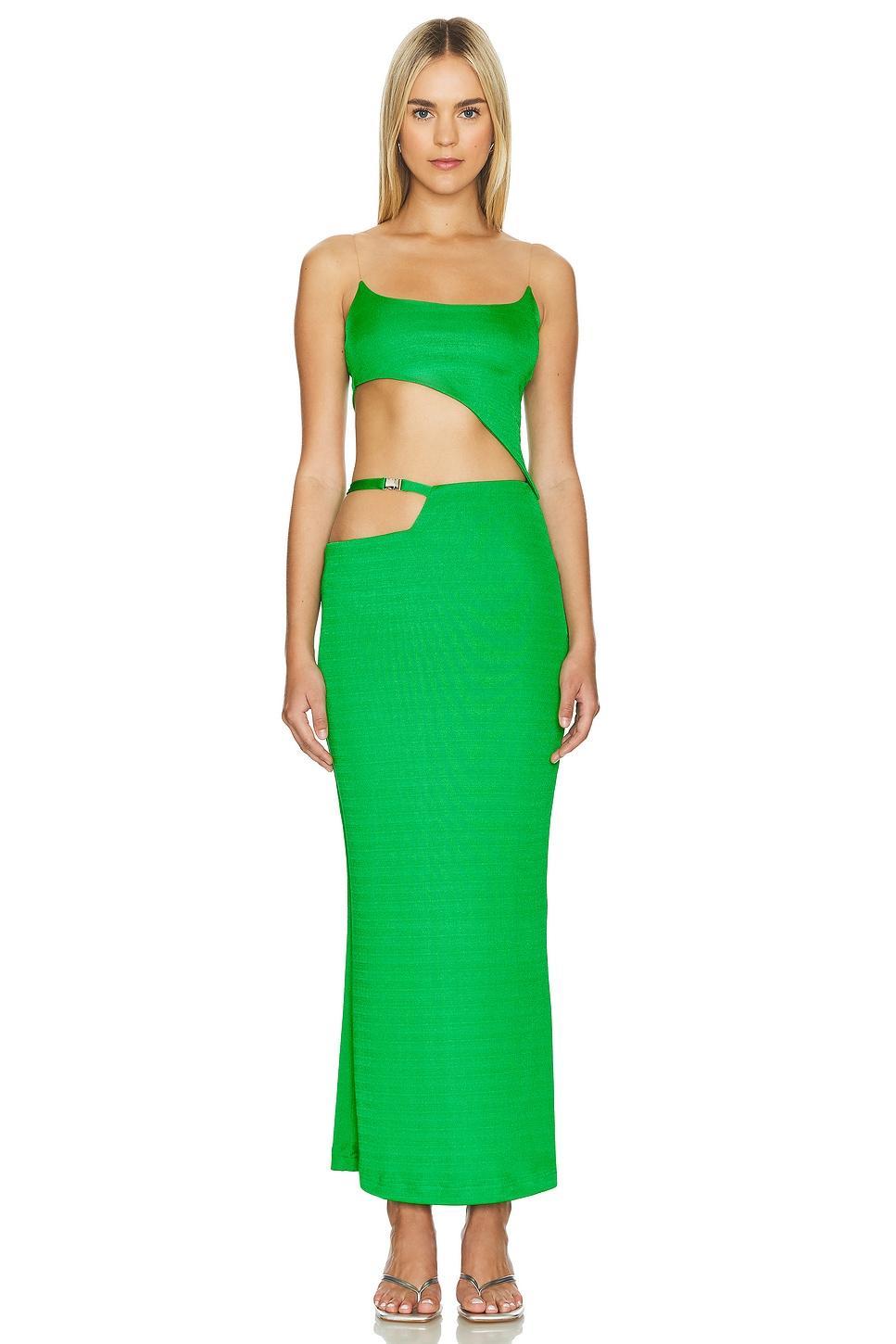 Slanted Off Shoulder Tube Lama Jouni Product Image