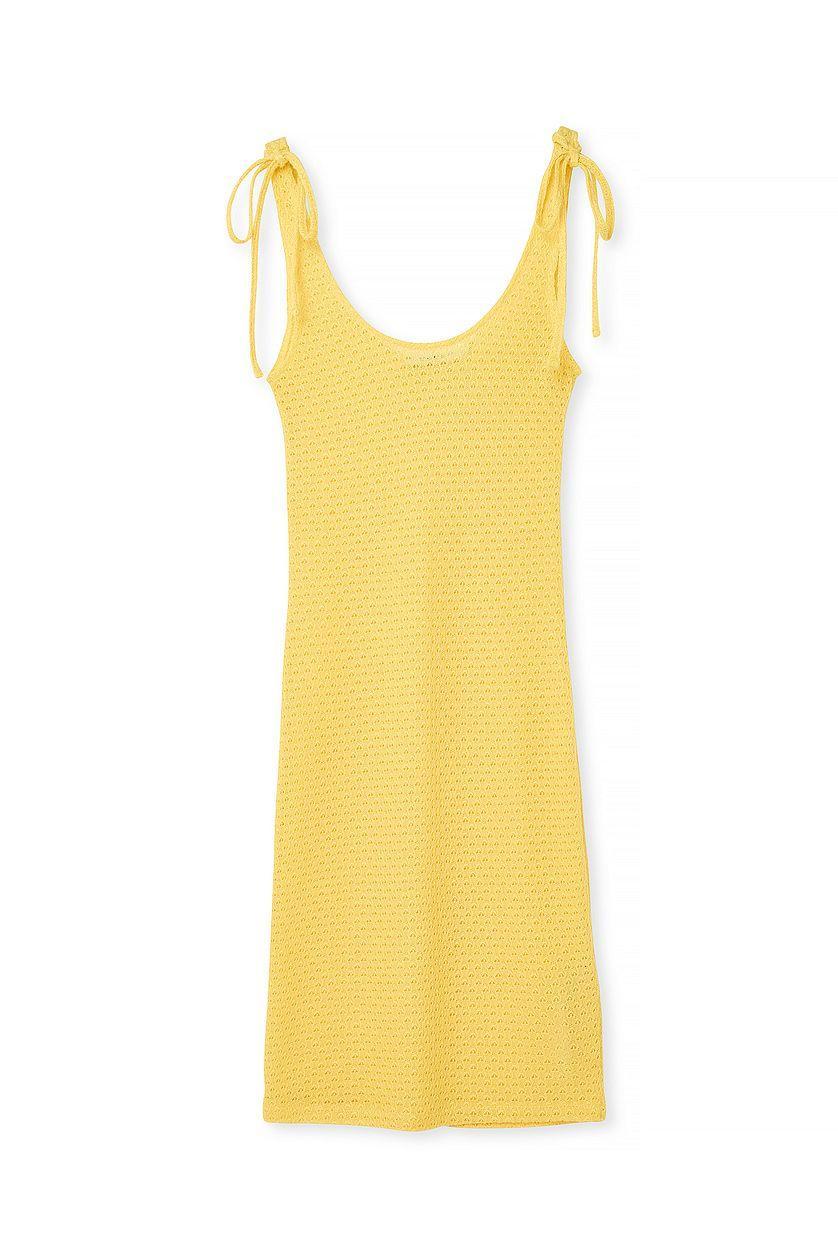 Crochet Strap Mini Dress Product Image
