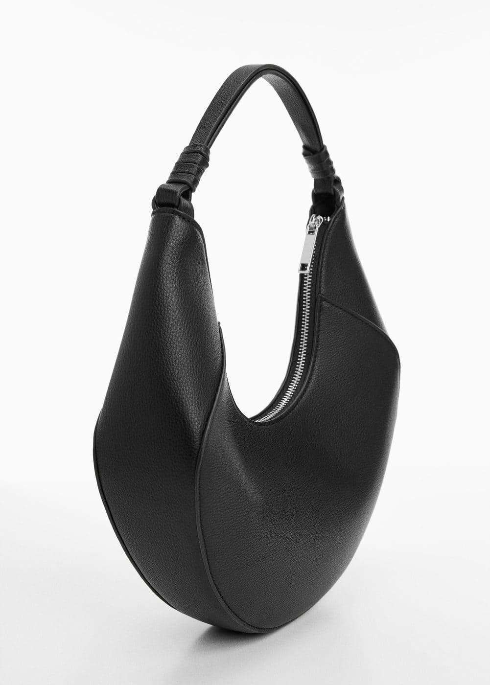 Leather-effect shoulder bag - Women | MANGO USA Product Image