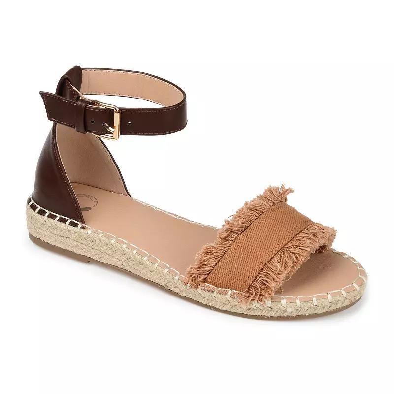 Journee Tristeen Women's Espadrille Sandals, Size: 8.5, White Product Image