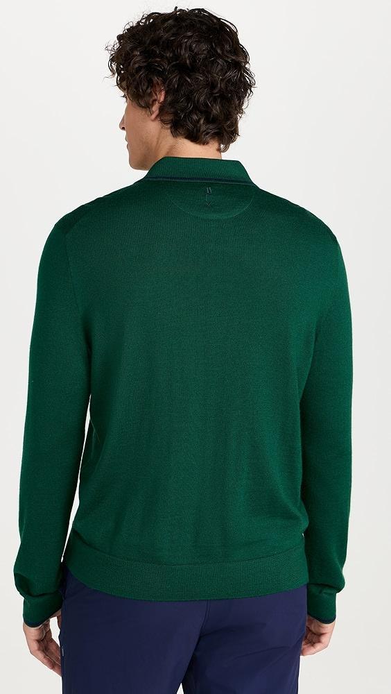 RLX Ralph Lauren Long Sleeve Merino Coolmax Collared Sweater | Shopbop Product Image